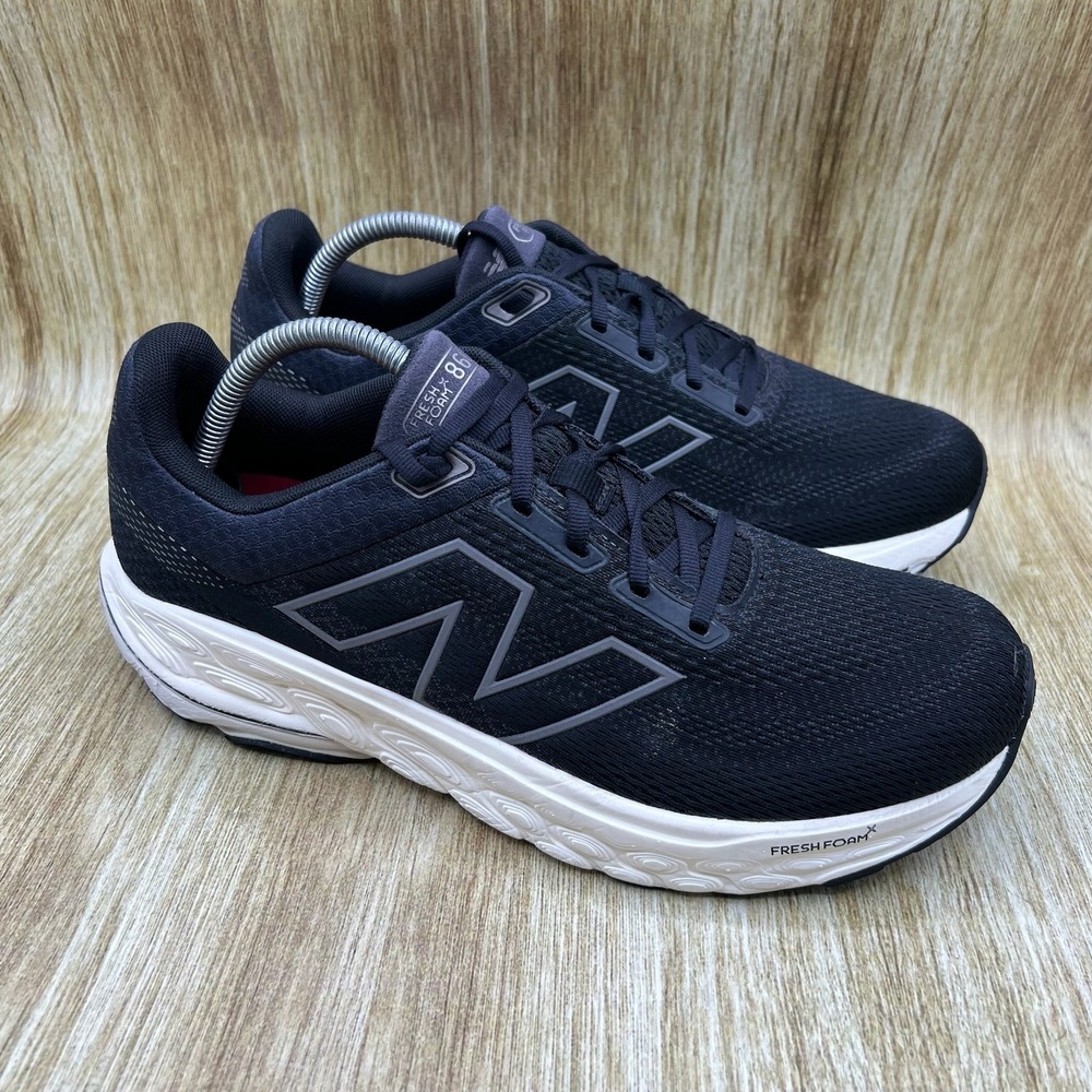 New Balance Fresh Foam X 860v14 Men's 10 2E Black White Running Shoes M860K14